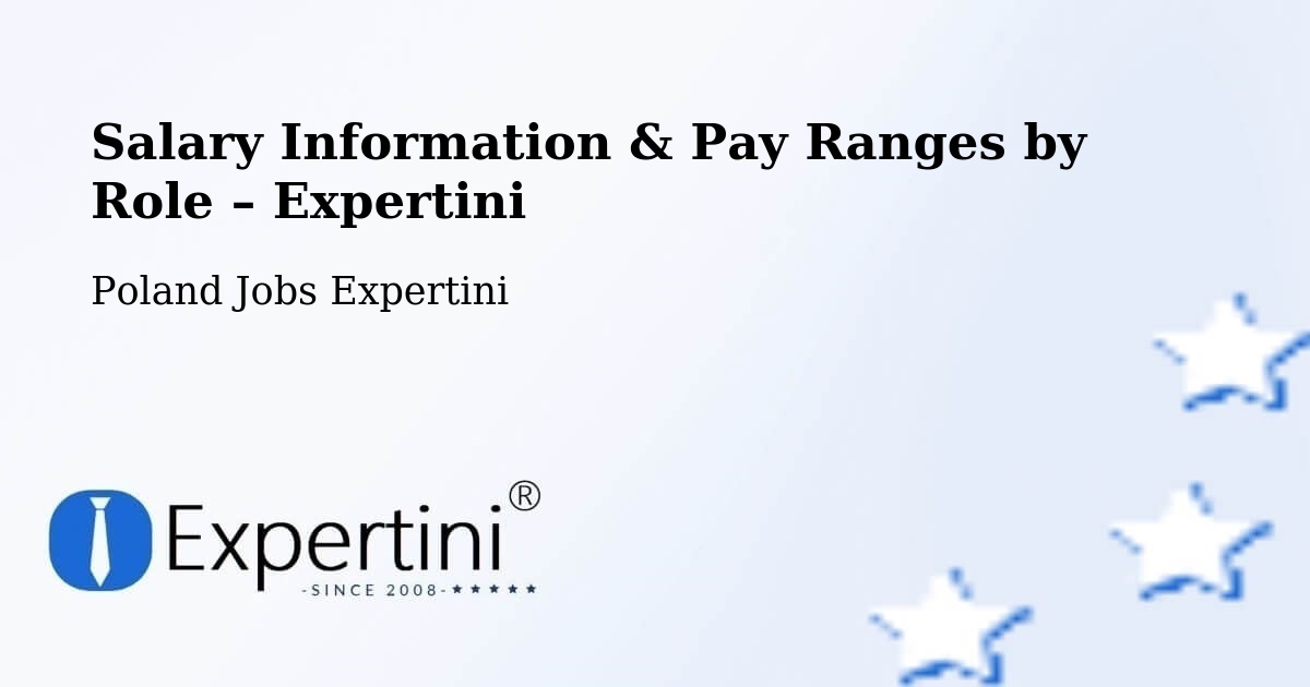 Salary Information & Pay Ranges – Marki - Marki, Poland Jobs Expertini